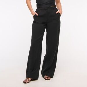 Abercrombie & Fitch Curve Love Drapey Tailored Wide Leg Pant